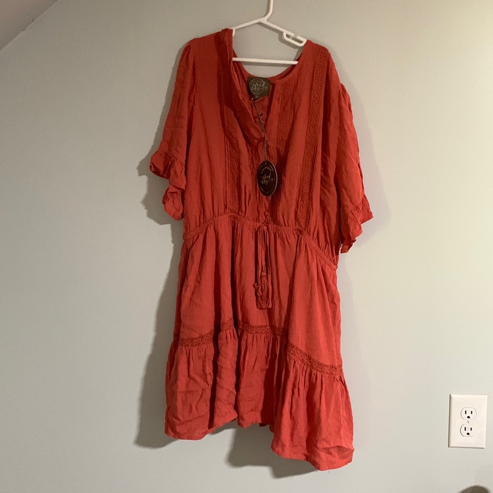 Southern fried chicks dress with tags